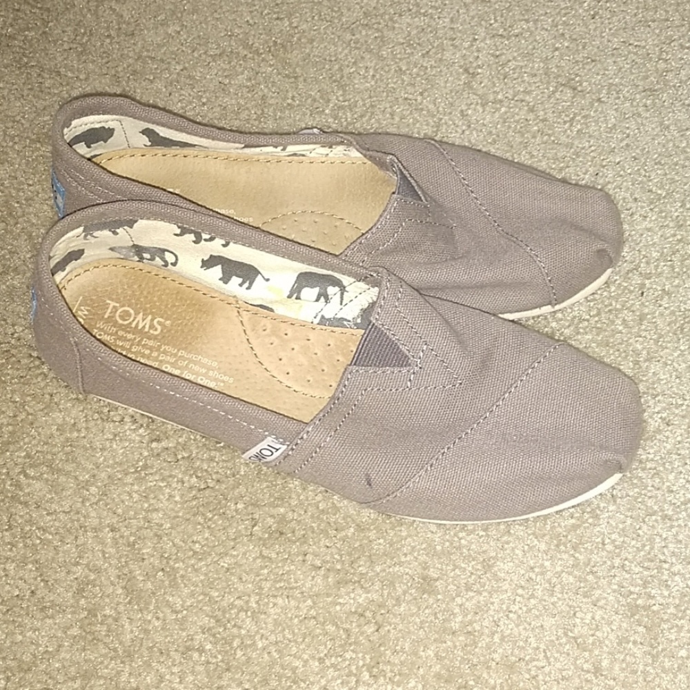Toms Gray Classic Alpargatas 6
